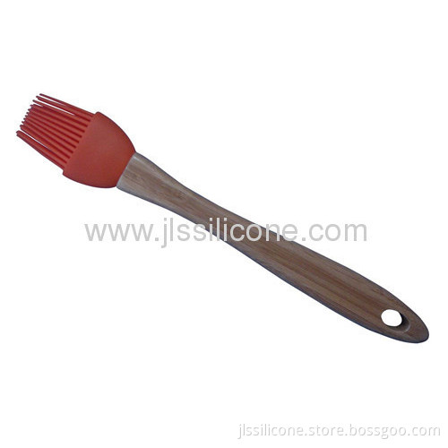 Popular Kitchen Tool Silicone Brush With Wood Handle